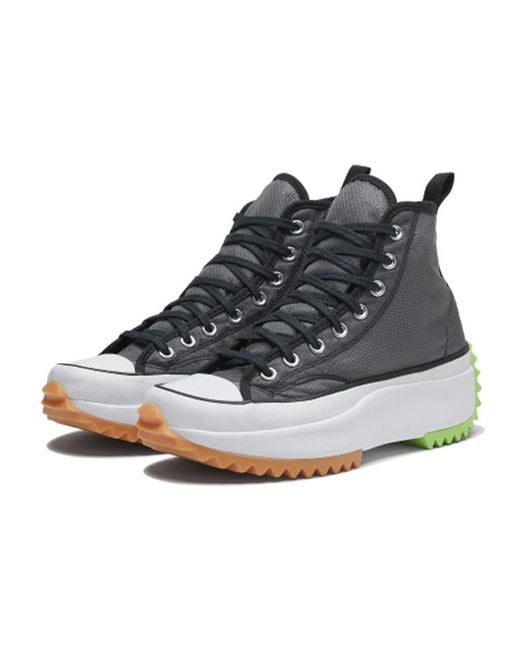 Converse Blue Run Star Hike High 'Concrete Heat for men