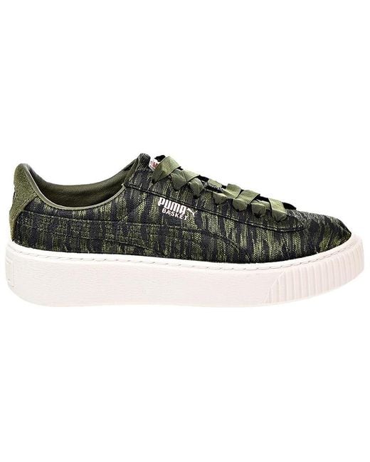 PUMA Brown (Wmns) Basket Platform Vr