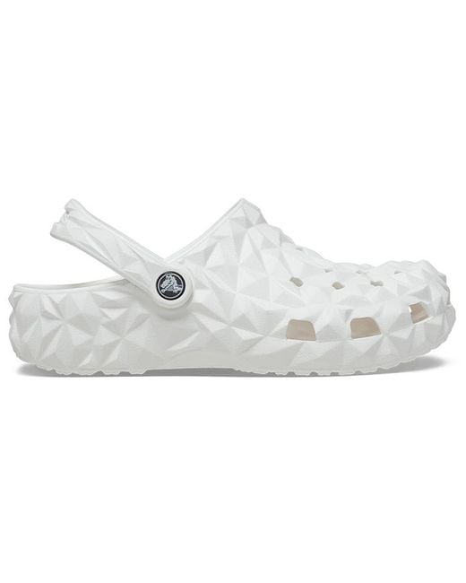 CROCSTM White Classic Geometric Clog for men