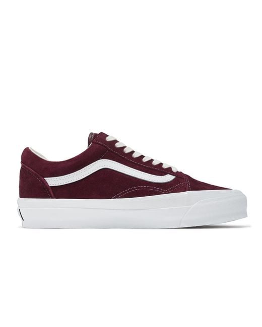 Vans Red Premium Old Skool 36 'Port Royale' for men