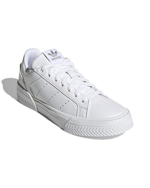 Adidas White (Wmns) Court Tourino 'Triple'