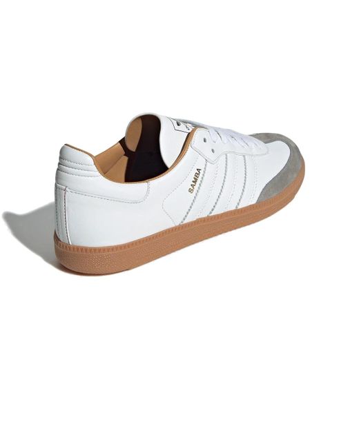 Adidas White Samba Og 'Made for men