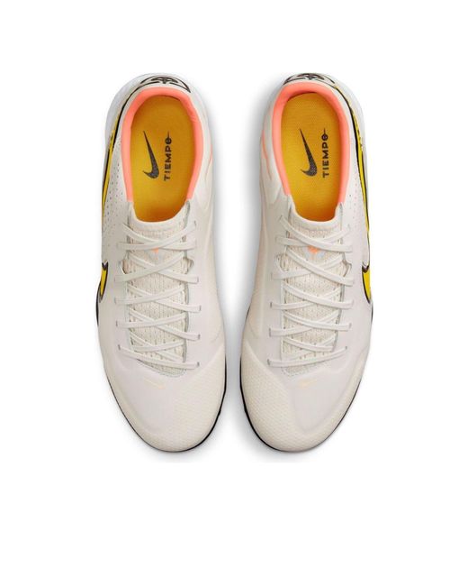 Nike White React Tiempo Legend 9 Pro Tf for men