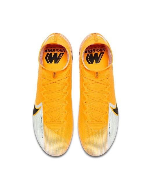 Nike Yellow Mercurial Superfly 7 Elite Sg Pro for men