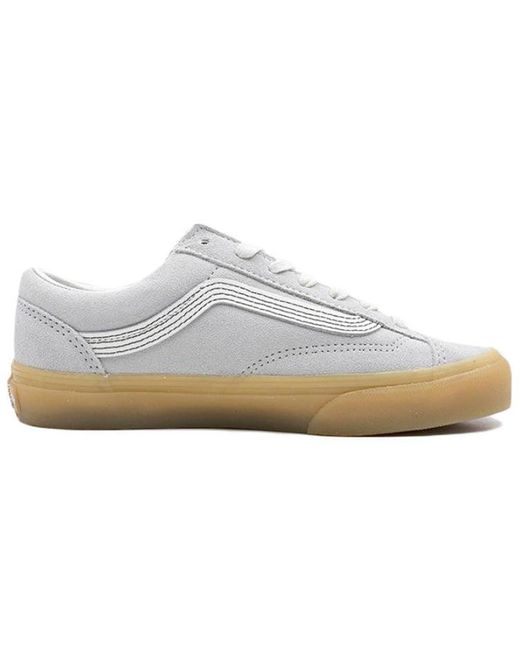 Vans White Style 36 Low Top Retro Casual Skate Shoes for men