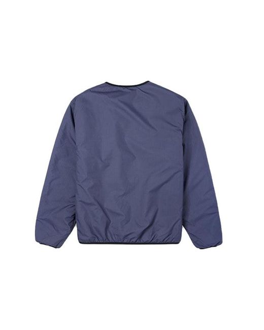 Converse Blue Reversible Polar Fleece Stay Warm Jacket Couple Style for men