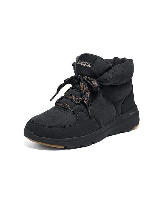 Skechers Black (Wmns) Glacial Ultra-Trend Up Ankle Boots