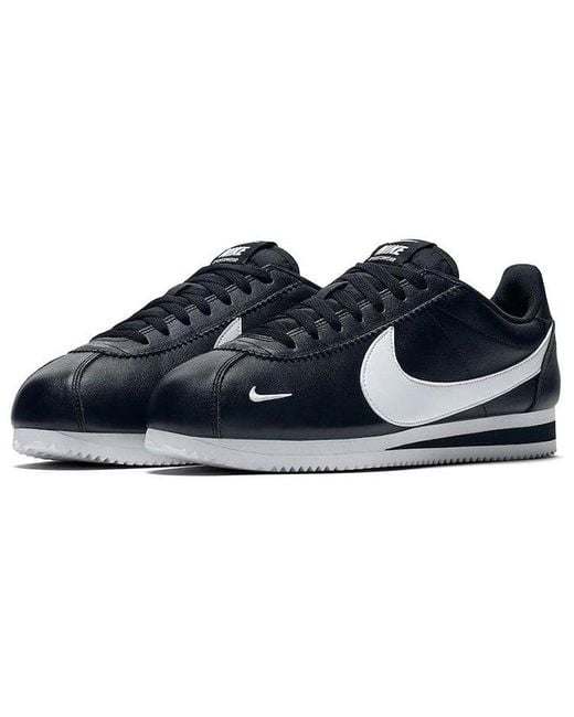 Nike Blue Classic Cortez Premium 'Swoosh' for men