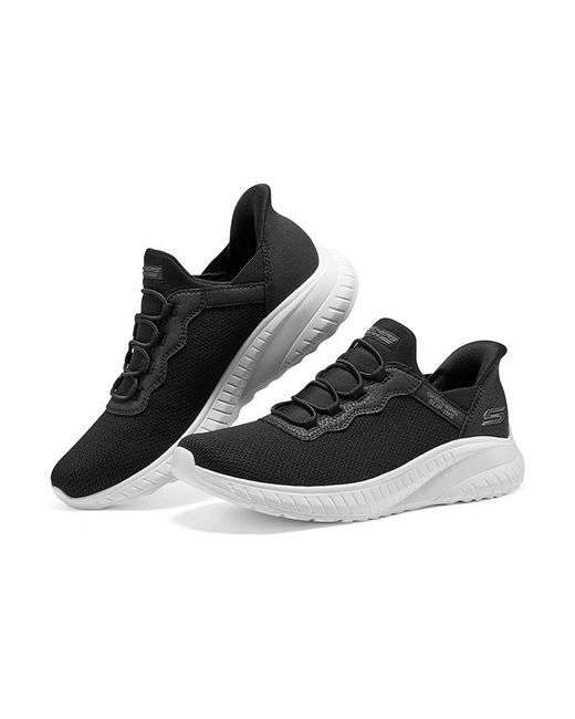 Skechers Black (Wmns) Slip-Ins Bobs Sport Squad Chaos