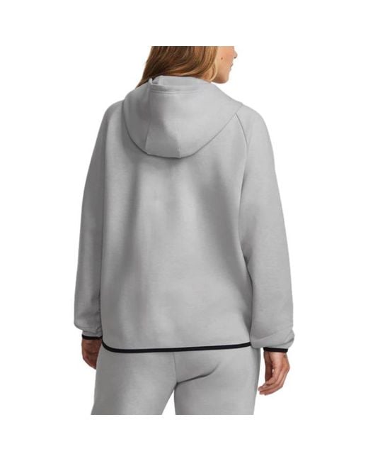 Under Armour Gray (Wmns) Unstoppable Fleece Full Zip Jacket 'Light'