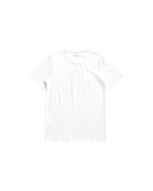 Adidas White 8-Bit Foil Grfx Printed Short Sleeve Tee for men