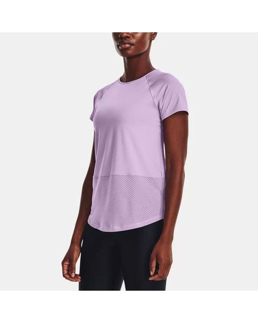 Under Armour Purple (Wmns) Breathelux Tee 'Light'