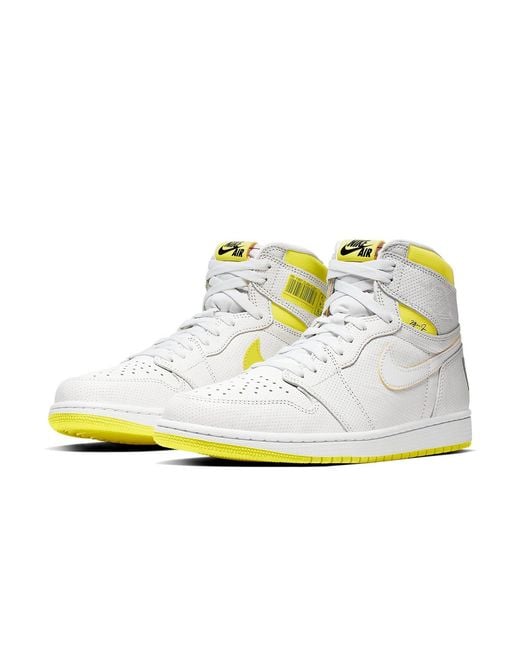 Nike White 1 Retro High Og 'First Class Flight' for men