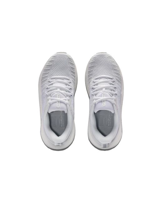 Under Armour White Infinite Elite Running Shoes for men