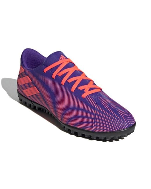 Adidas Purple Nemeziz.4 Tf 'Tension Tape Energy Ink Signal' for men