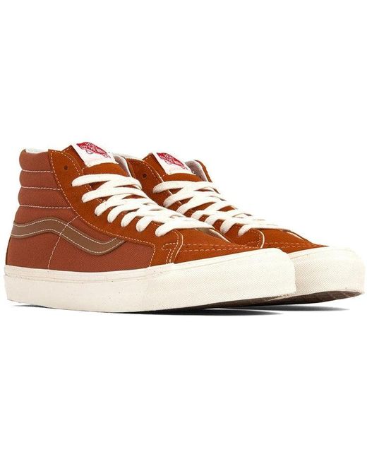 Vans Brown Og Sk8-Hi Lx 'Rust' for men