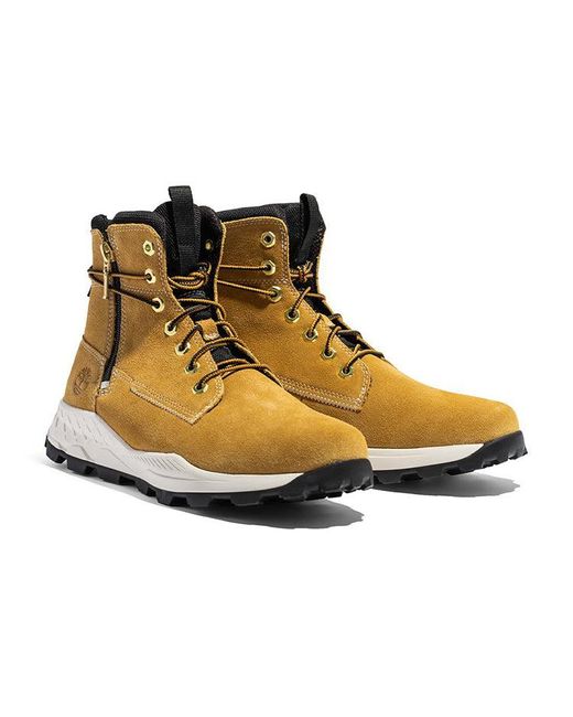 Timberland Natural Brooklyn Side Zip Boot 'Wheat Nubuck With Camo' for men