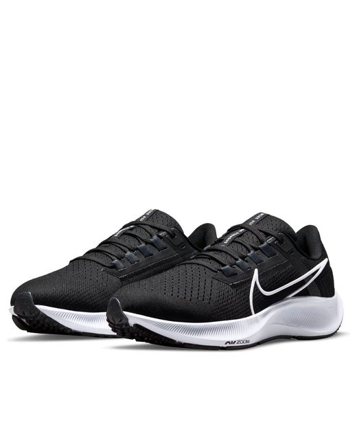 Nike Black Air Zoom Pegasus 38 Trainers Sneakers Fashion Shoes Cw7358