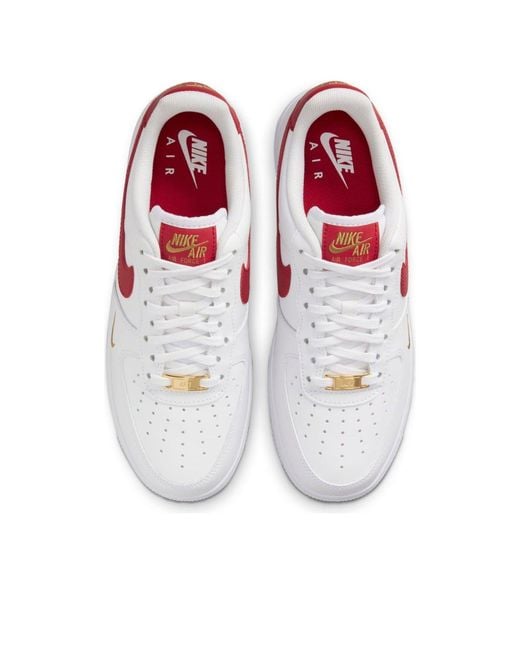 Nike White (Wmns) Air Force 1 Essential Low Gym'
