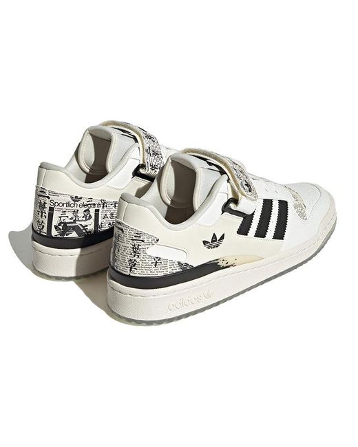 Adidas White Originals Forum Low for men