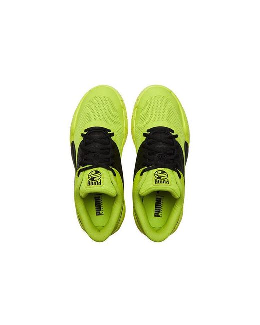 PUMA Yellow Triple Basketball Glow' for men