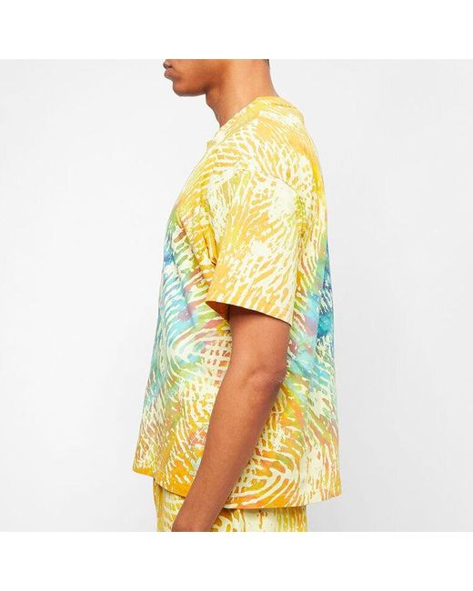Adidas Yellow Originals X Pw March Madness Fan Tee for men