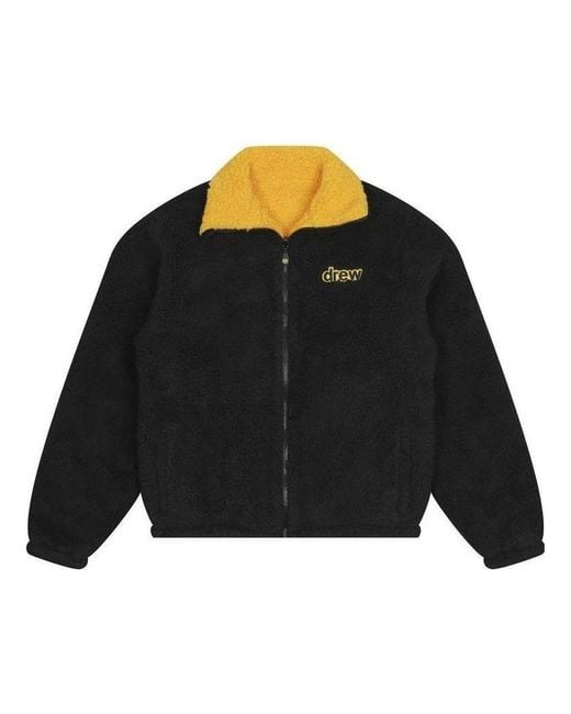 Drew House Black Reversible Zip Up Jacket for men