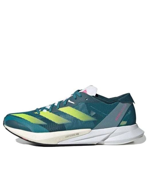 Adidas Blue (Wmns) Adizero Adios 8 Shoes 'Wonder Solar'