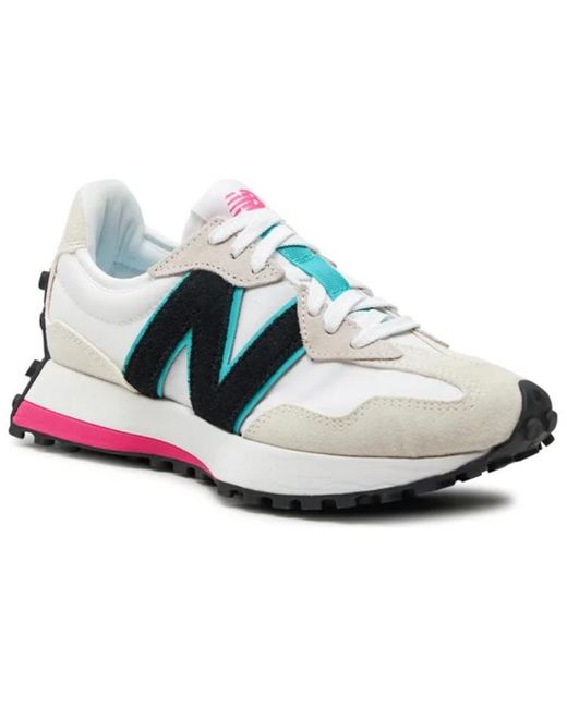 New Balance White (Wmns) 327 'Reflection Hi'