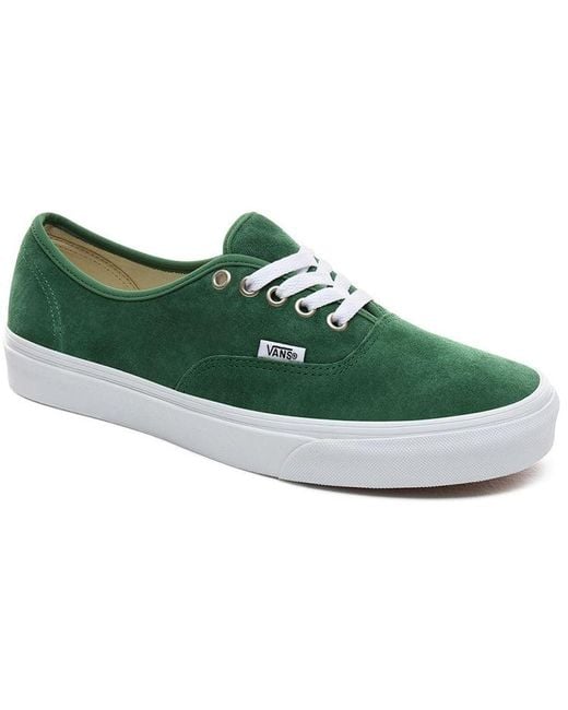 Vans Green Authentic Suede 'Fairway' for men