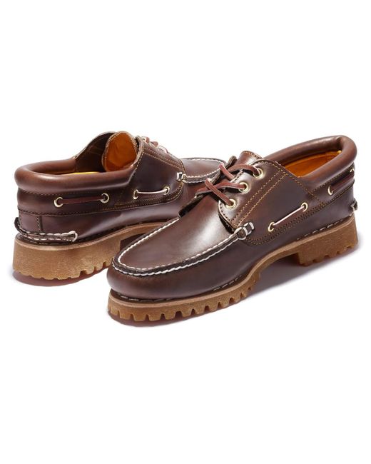 Timberland Brown 3-Eye Lug for men