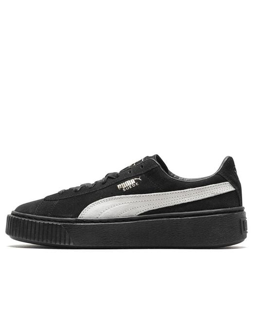 PUMA Black (Wmns) Suede Skate Shoes