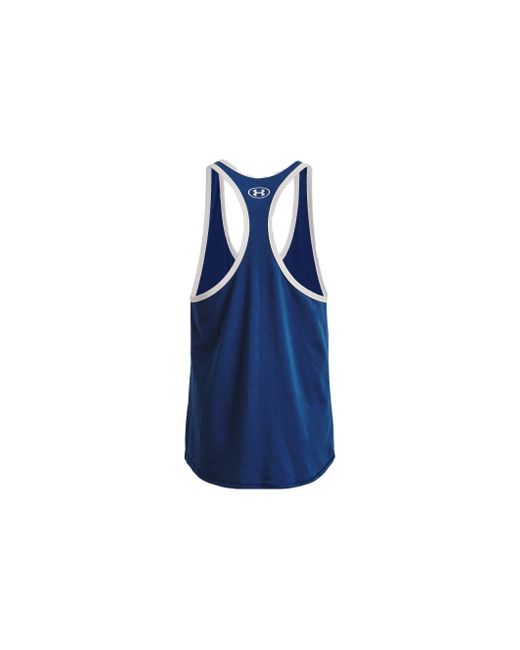 Under Armour Blue Project Rock Bsr Tank Top for men