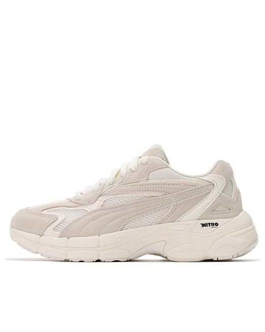 PUMA White Teveris Nitro 'Whisper' for men