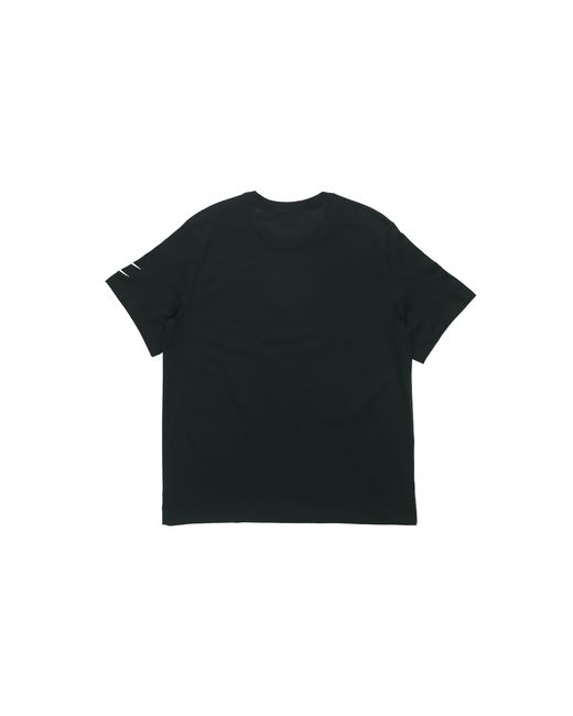 Nike Black Swoosh Round Neck Short Sleeve for men