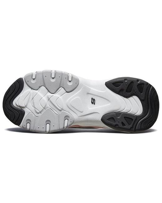 Skechers Blue (Wmns) X Line Friends D'Lites 3.0 Low-Top Clunky Shoes