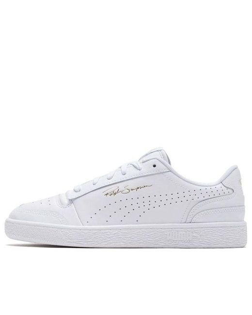 PUMA White Ralph Sampson Low Perf 'Triple' for men