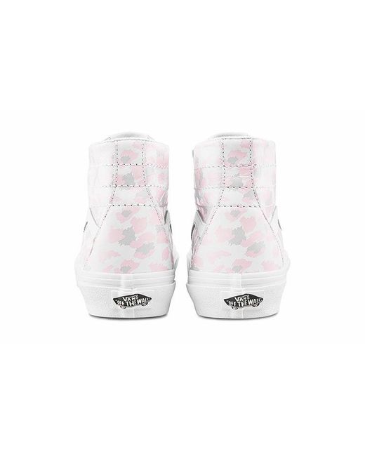 Vans White Sk8-Hi Tapered Shoes for men