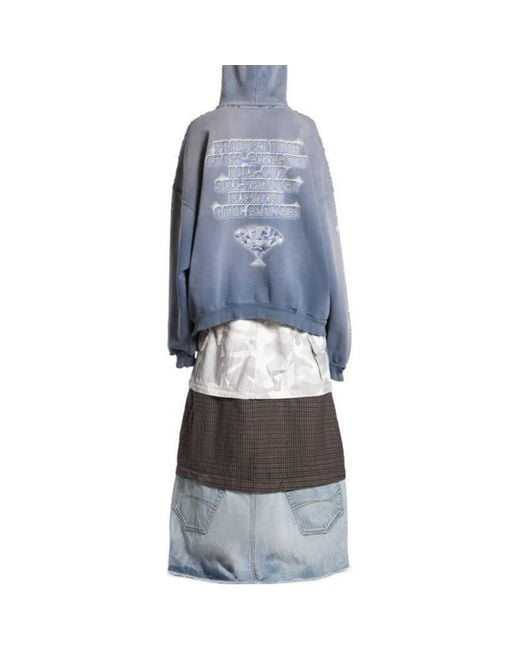 Balenciaga Blue (Wmns) Snbn Hoodie