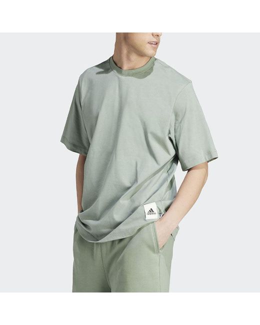 Adidas Green Lounge Tee for men