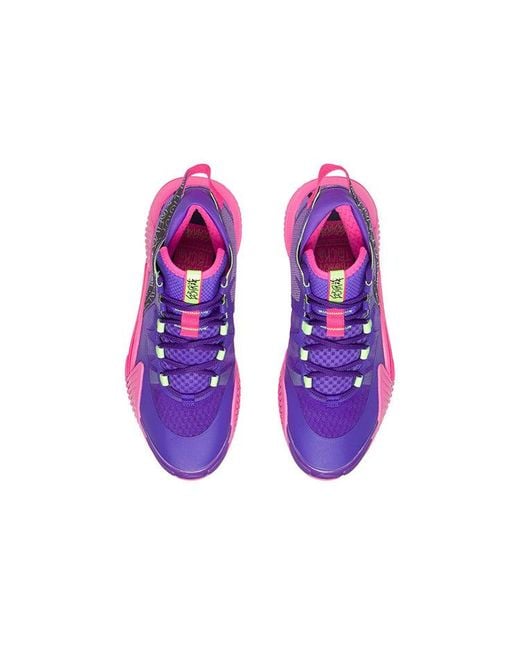 Li-ning Purple Bad Five 2 Low 'Rice Multi' for men
