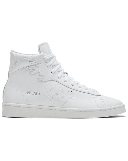 Converse White Pro Leather Flames' for men