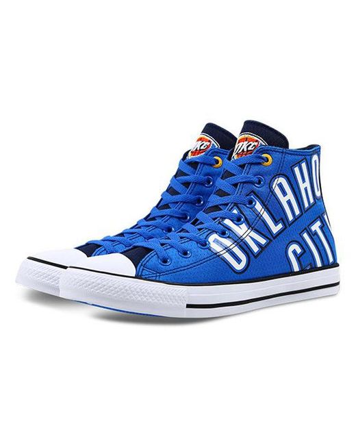 Converse Blue Chuck Taylor All Star Hi Franchise Oklahoma City Thunder for men