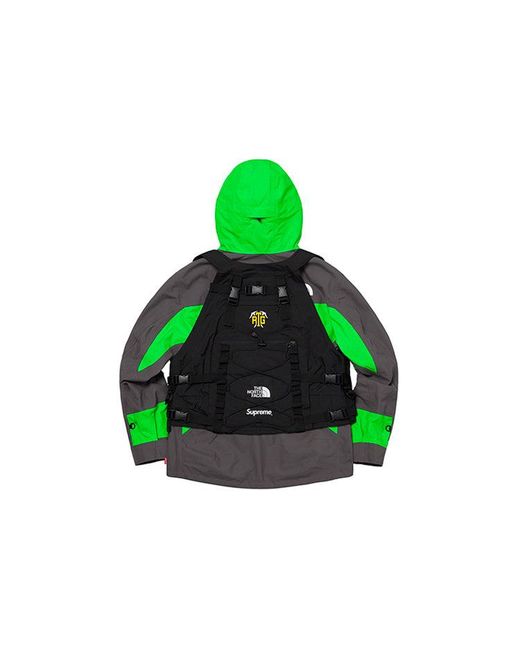 Supreme Green X The North Face Ss20 Week 3 Vest Interchange Jacket