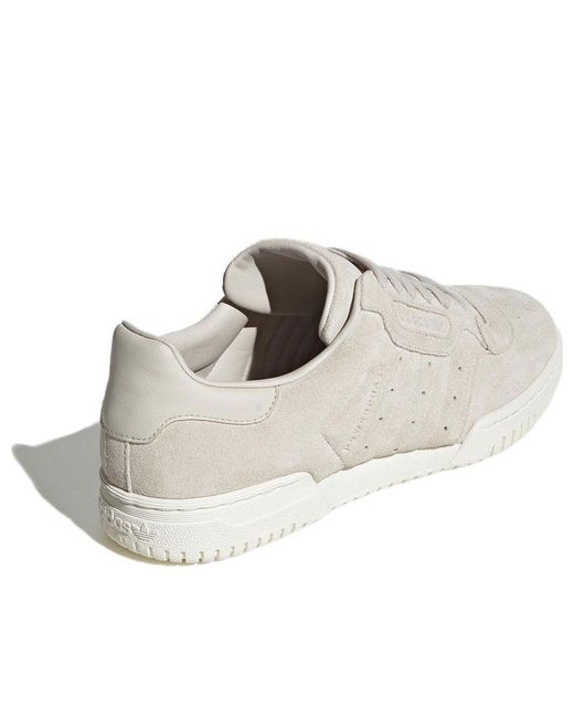 Adidas White Powerphase 'Alumina Off' for men