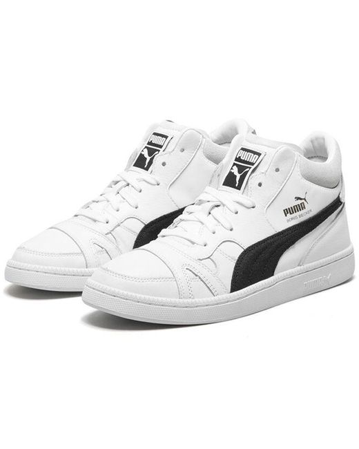 PUMA White Becker Mid for men