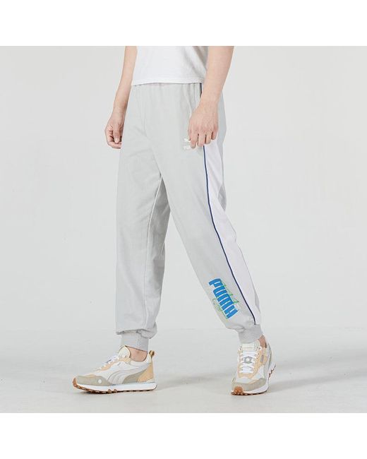 PUMA Blue Ff Knit Pants for men