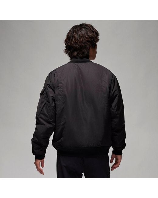 Nike Black Jordan Renegade Essentials Bomber Jacket for men