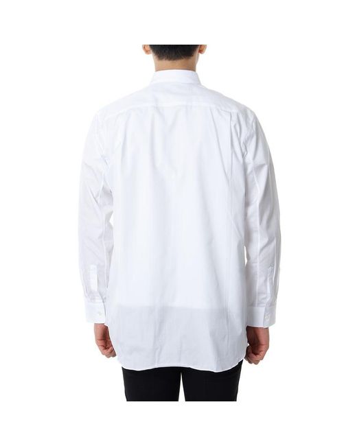 COMME DES GARÇONS PLAY White Emblem Button Down for men