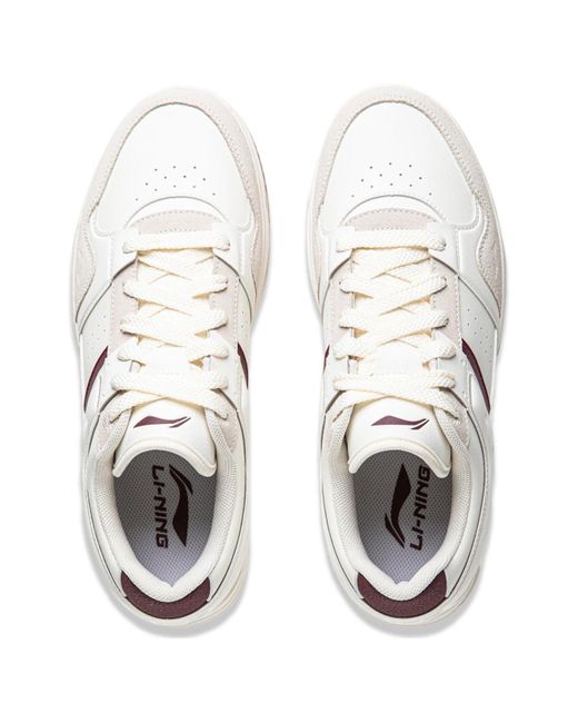 Li-ning White (Wmns) Tianji 2 Burgundy'